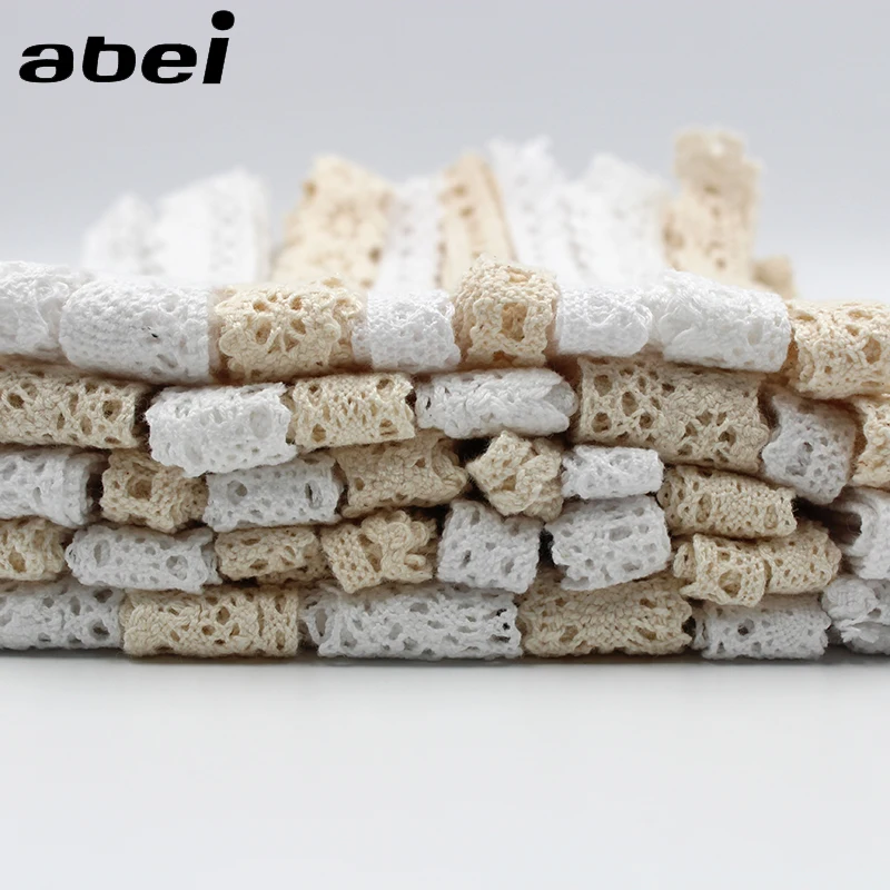 10 ярдов (1 ярд/стиль) микс Белые бежевые хлопковые Кружева отделка DIY ручной работы
