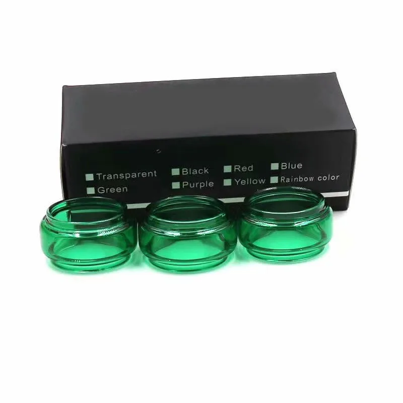 

3pcs/lot rainbow clear color glass for Smok Stick V9 Max tank kit tank 8.5ml 1pcs colorful Pyrex O ring Replacement glass tube