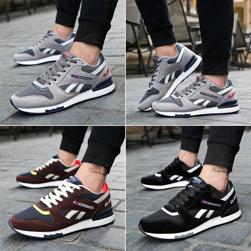 APTESOL Men Outdoor Sport Brand Running Shoes Air Mesh Breathable Soft Jogging Sneakers Men's Lightweight Walking | Спорт и