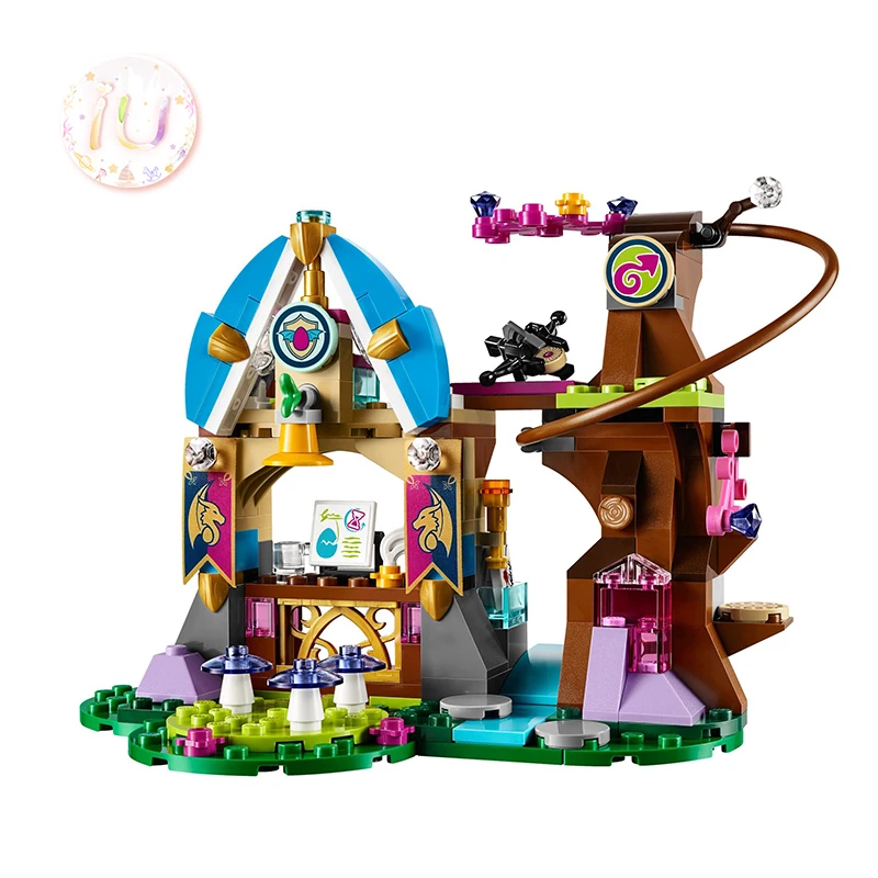 Legoings BELA 10501 Elves elventale школа драконов строительные блоки игрушки для детей подарки