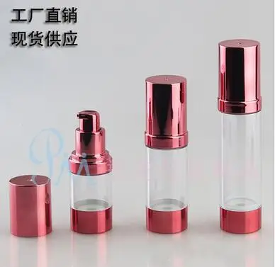

New plastic emulsion vacuum bottle cosmetics empty bottle 15ml30 ml 25643#
