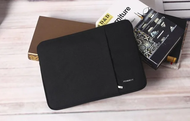 Black Сумка для ноутбука, планшет, чехол для ноутбука, сумка для Apple Macbook Air11 Air13 Pro retina Touch Bar 11 12 13 15 16 17 дюймов - Цвет: Black