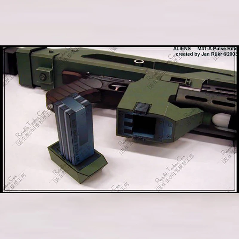DIY 3D головоломка 1:1 модель бумажного пистолета инопланетяне M41-A импульсная винтовка непродукт из фильма Alien 3 Тяжелая броня может коллекция в подарок