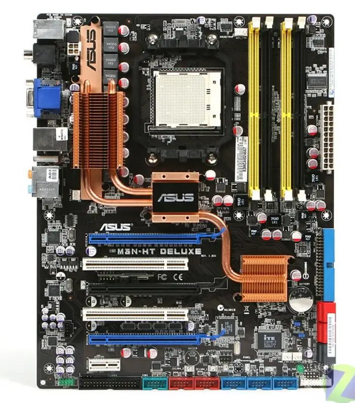Для ASUS M3N HT Deluxe/Mempipe материнская плата для настольного компьютера AM2 DDR2 б/у