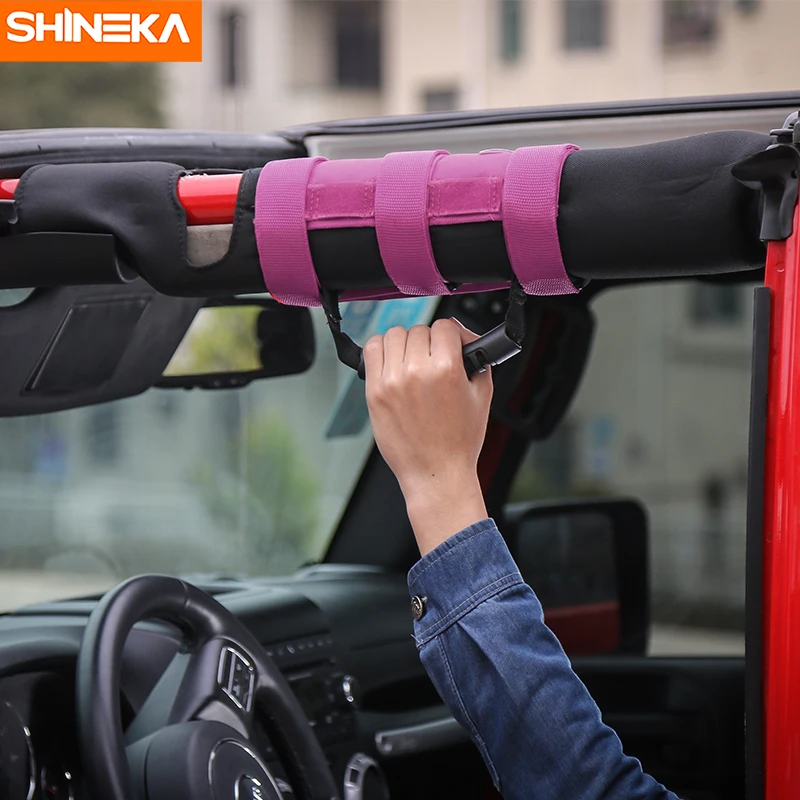SHINEKA рулон поручни 4x4WD рулон бар крепление боковой поручень полоса для Jeep Wrangler CJ TJ JK JKU JL