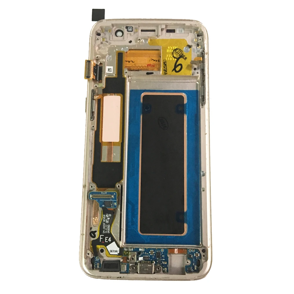 FIX2SAILING супер AMOLED ЖК дисплей сенсорный экран с рамкой в сборе для Samsung Galaxy S7 edge G935F