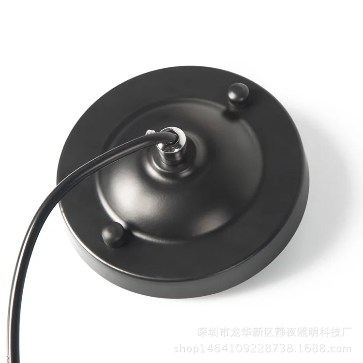

1 Light black Retro Industrial Vintage Wall Lamps loft Knob switch Wall Light Home Decor Lamp E27 bedroom light led Wall Sconce
