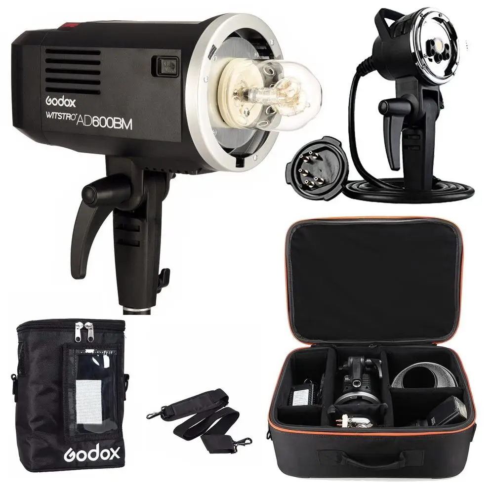 Godox AD600BM 2 4G HSS портативная студийная вспышка стробоскоп Bowens Набор для крепления AD
