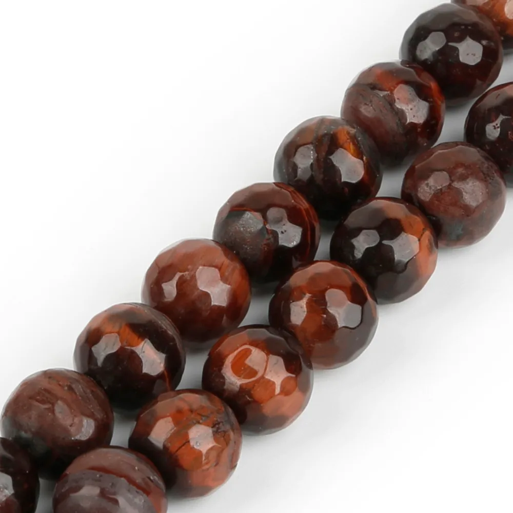Factory Price Wholesale Red Tiger Eye Round Beads For Jewelry Making Bracelet Necklace 15&quot Pick Size 4mm 6mm 8mm 10mm | Украшения и