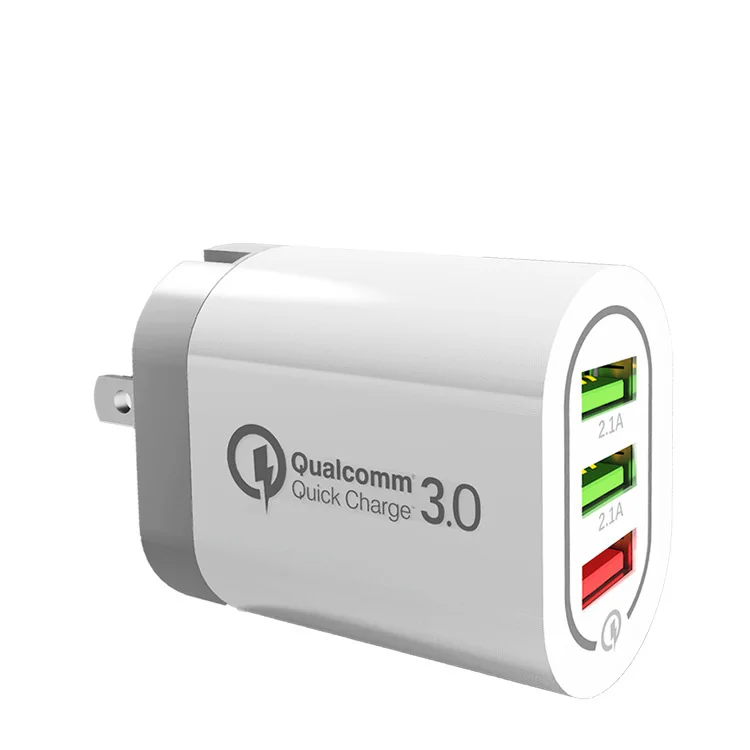 Универсальное ультра быстрое зарядное устройство USB с настенной вилкой и