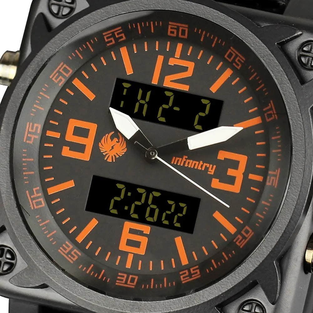 Армейские часы для мужчин светодиодный цифровой кварцевые мужские лучший бренд