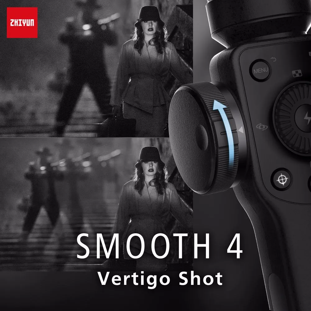 

Zhiyun Smooth 4 3-Axis Focus Pull & Zoom Capability Handheld Gimbal Stabilizer for iPhone X 8 7 Plus Samsung S8+ S8