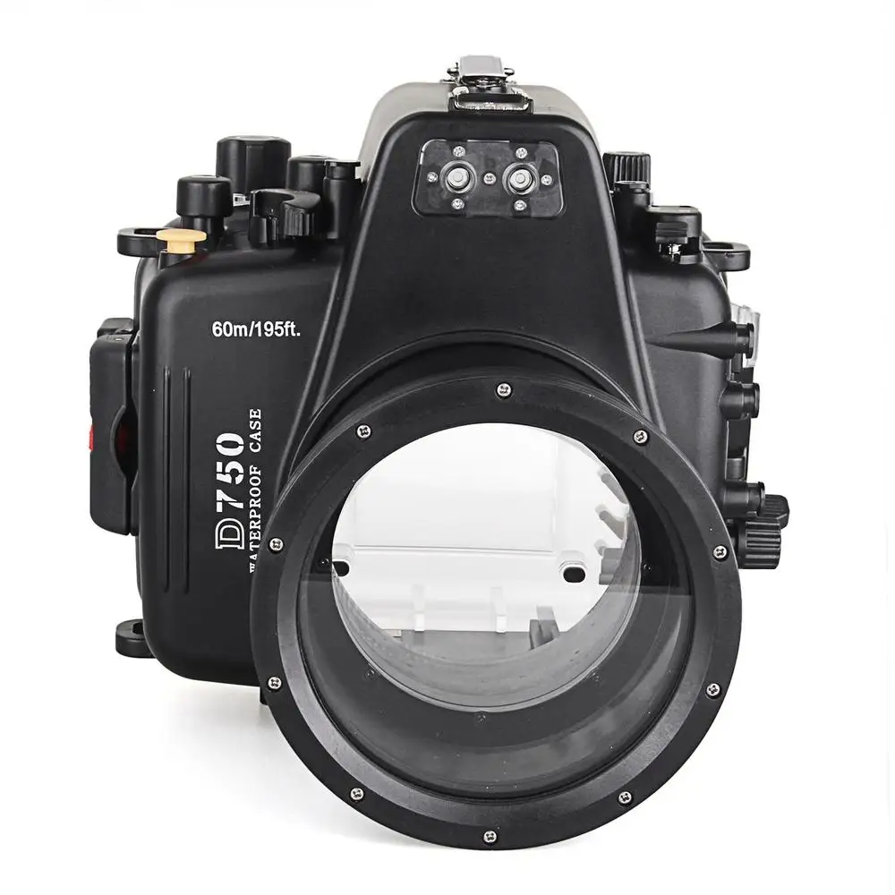 Meikon 60 m/195ft снаряжение для дайвинга подводный корпус чехол камеры Nikon D750 камера