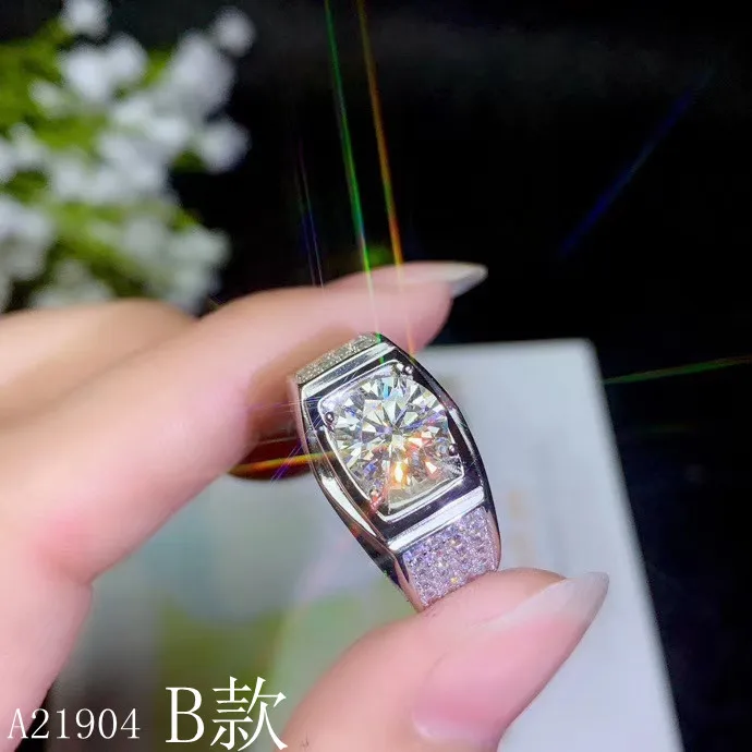 Мужское кольцо с бриллиантами KJEAXCMY Boutique Jewelry инкрустированное натуральным