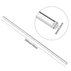 Uxcell 2 шт. 5 мм x 250 мм6 мм x 250 мм8 мм x 250 мм12 мм x 12 мм x 250 мм15 мм x 15 мм x 250 мм прозрачный твердый акрил круглыйшестигранный стержень PMMA