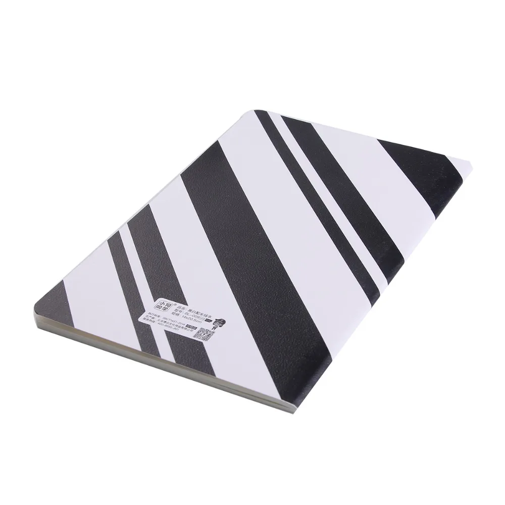 Cute Notebook Diary black and white A5 Paper Notepad Sketch Graffiti for Drawing Painting Office School Stationery Gift | Канцтовары для