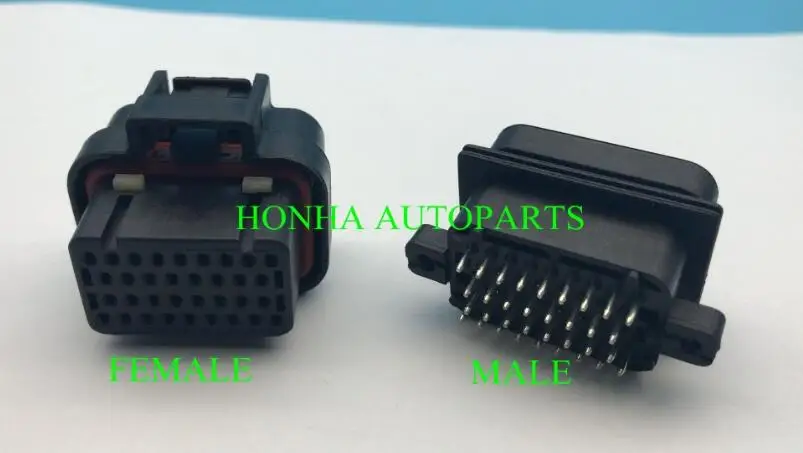 1 шт. 4-1437290-0 3-1437290-9 34 Pin Way TE 2-6447232-3 штекер и гнездо ECU PCB Автомобильный разъем для