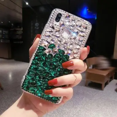 Чехол со стразами для Motorola G7 Plus P30 Play Note Z4 Z3 Z2 P40 Power G5 G6 Moto One X4 Cobar прозрачный