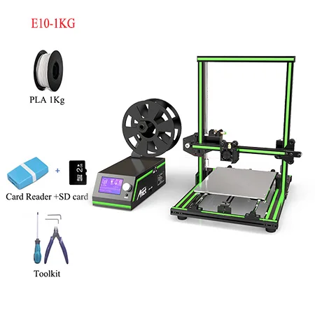 E10-1KG Anet A8 A6 A3S A2 E10 Специальная цена для США DIY 3d принтер набор Самая низкая цена 3d принтер машина самые популярные Impresora 3d - Цвет: E10-1KG
