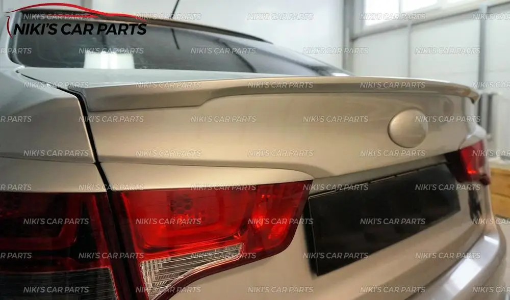 Спойлер для Kia Rio III 2011-2014 / 2015-2017 из АБС-пластика спортивный стиль автомобильный