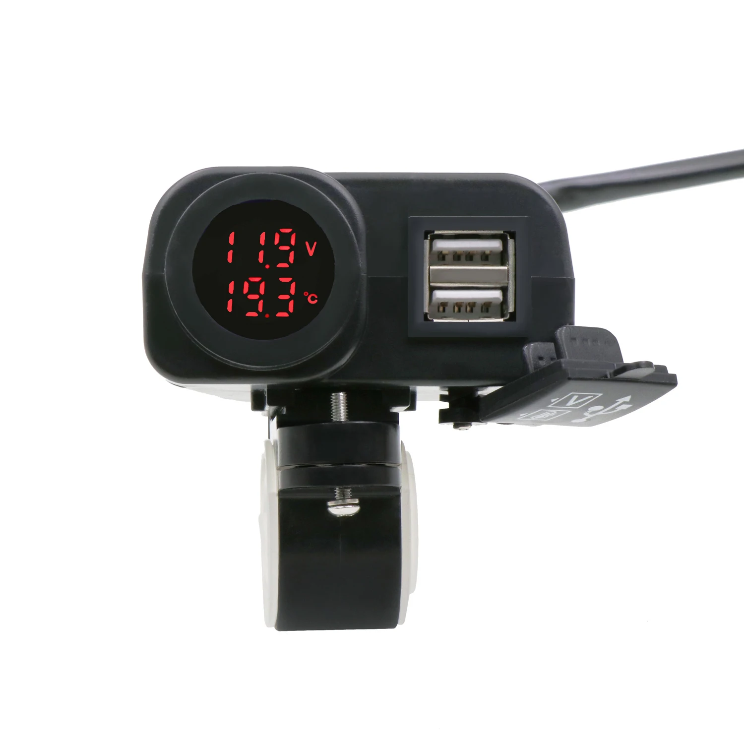 Новейший водонепроницаемый мотоцикл 12 в 3 1 а USB зарядное устройство Порт питания