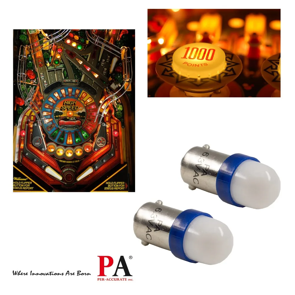 PA светодиодный 50 шт. x #1893 #44 #47 #1847 BA9S 2SMD 2835 Светодиодный светильник для приборной