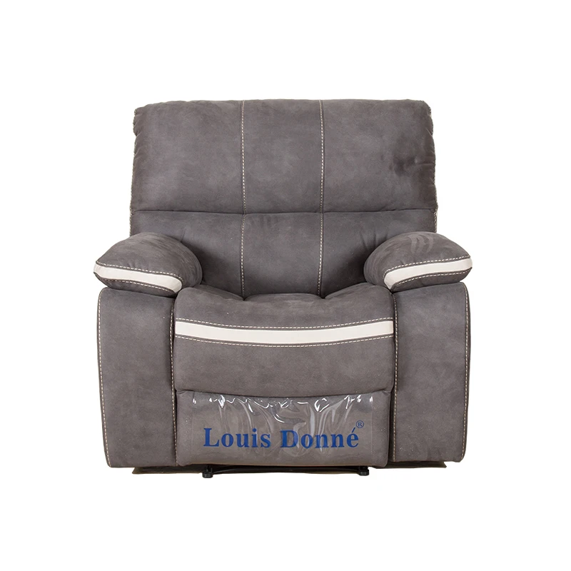 Луи Донн Классический Темно Серый Ткань Негабаритных Кресло Loveseat диван ультра