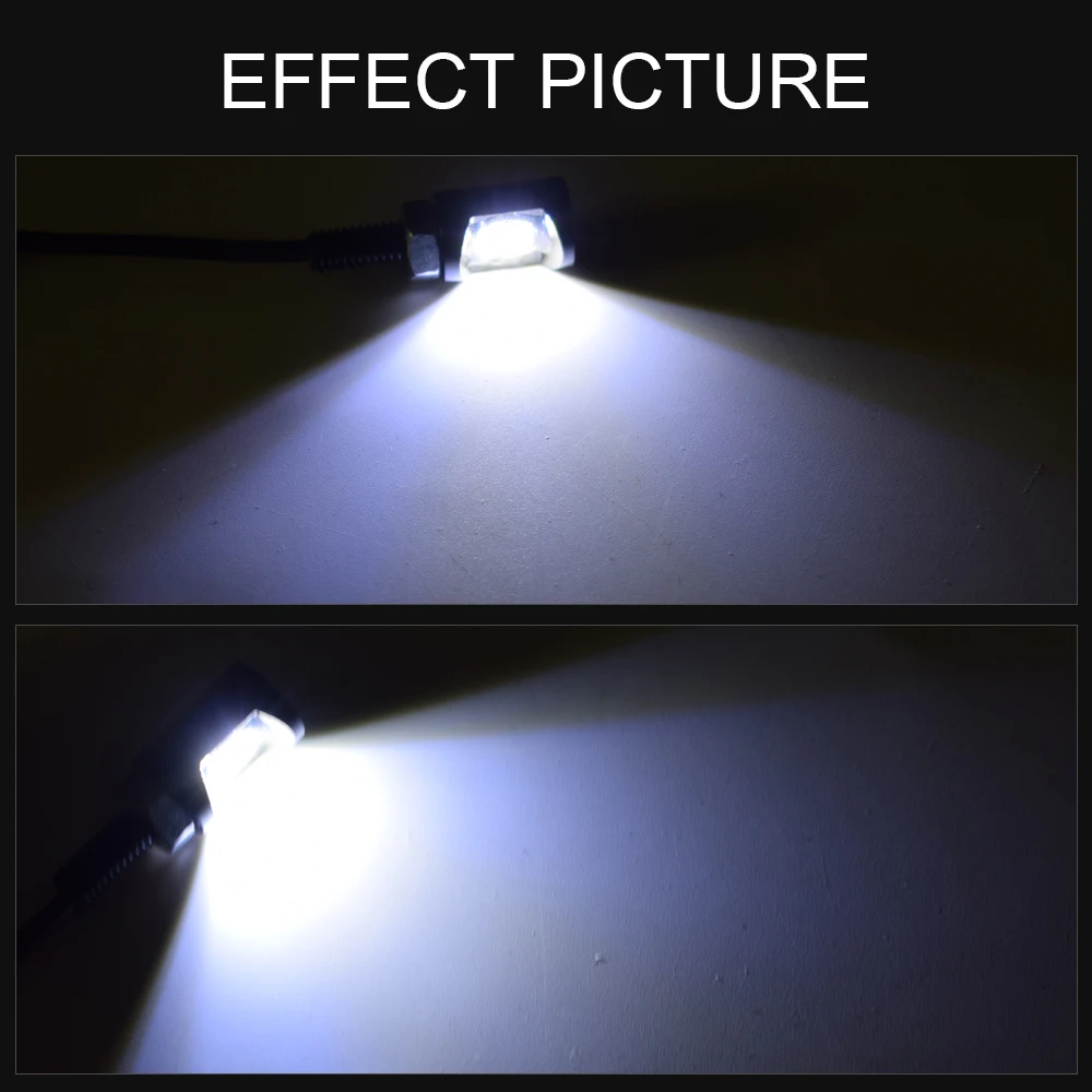 2 шт. Универсальный Автомобильный Авто Мото светодиодный хвост номерной знак