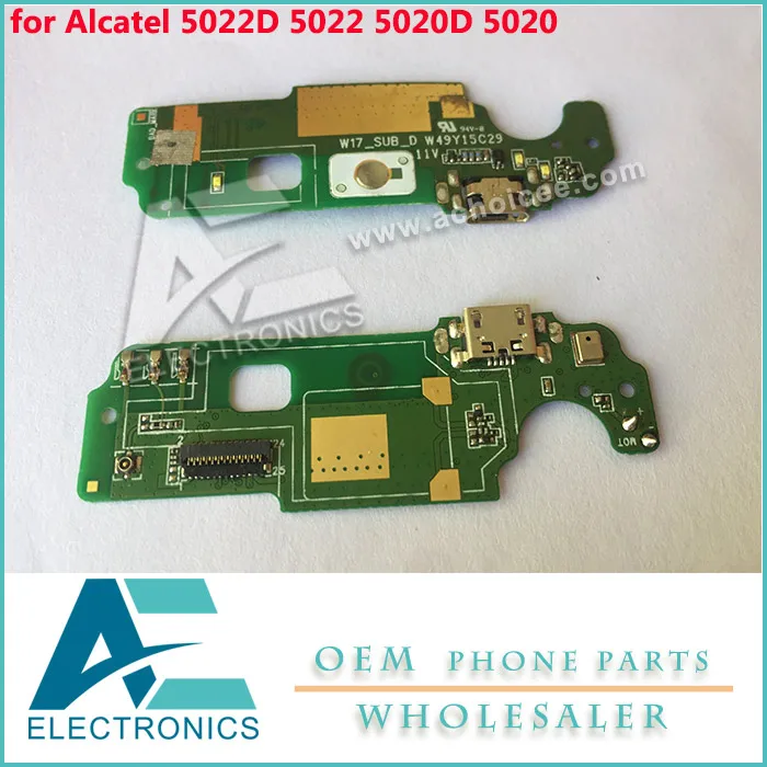 Для Alcatel 5022D 5022 5020D 5020 flex USB зарядное устройство Порт Соединительная плата микрофон зарядки гибкий кабель, аксессуары пряди