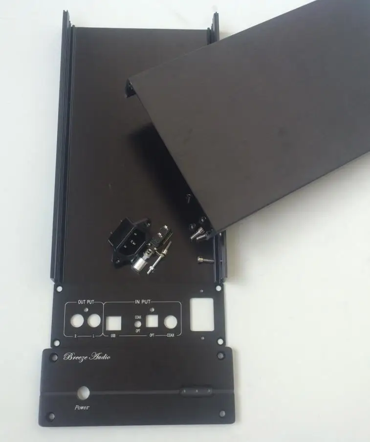 BZ1506H все алюминиевые декодер DAC шасси мини Чехол для usb-носителей аудио DAC Чехол DIY коробка 155 мм* 60 мм* 241 мм