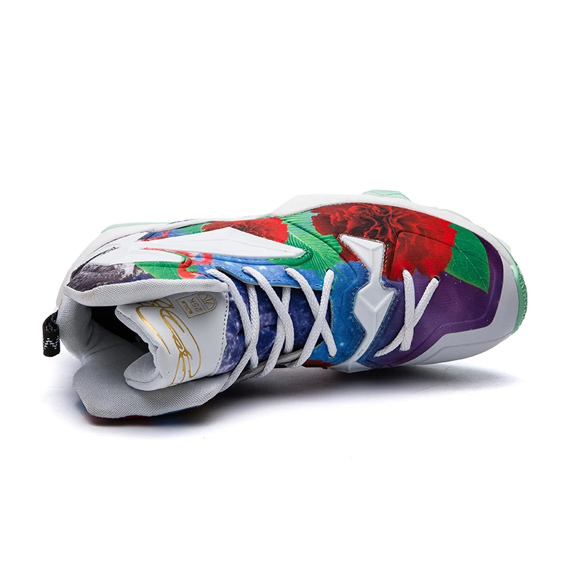 Men's basketball shoes with comfortable inner heel shock absorber anti-skid and anti-wear toes | Спорт и развлечения