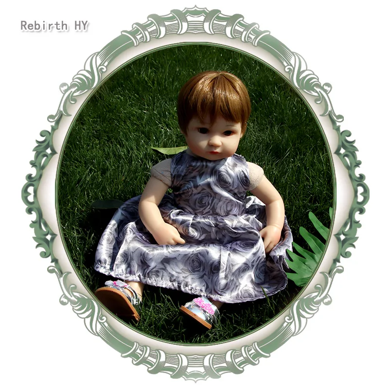 16 Дюймов Силиконовые Возрождается Куклы Младенца Моделирование baby doll мягкие