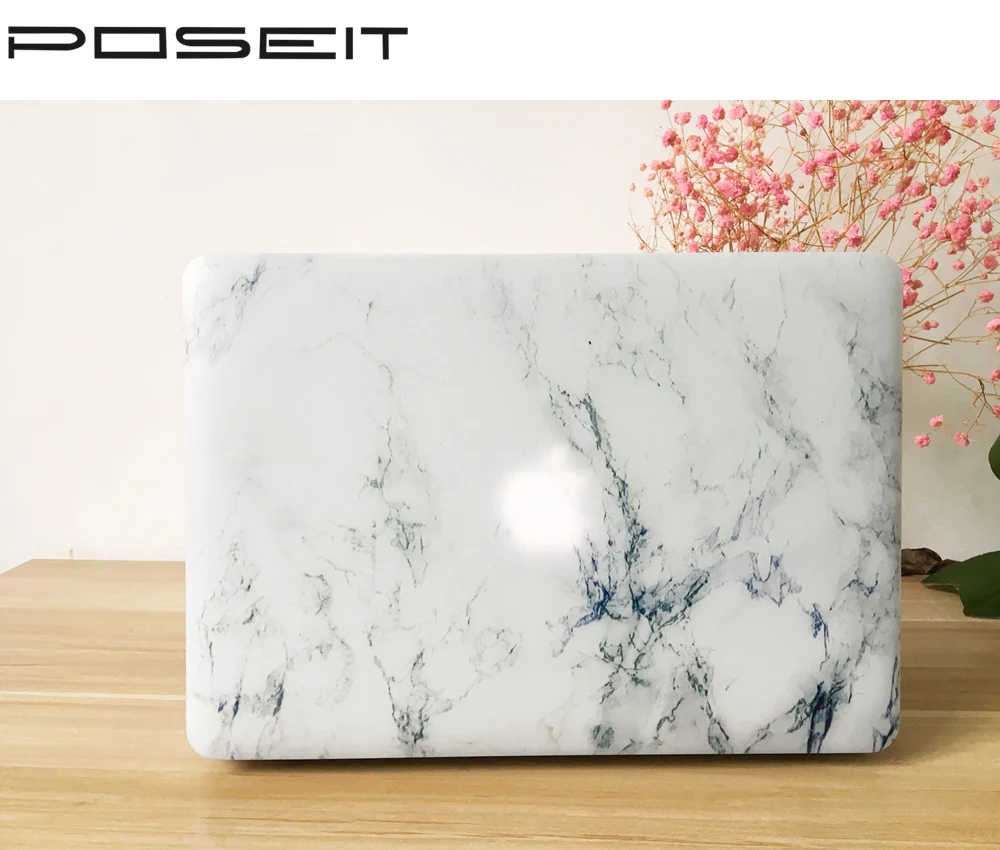 Новый жесткий чехол с мраморными принтами + для клавиатуры экранная пленка Macbook Pro