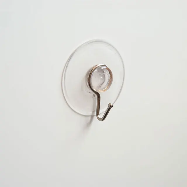 

20pcs Glass Window Wall Strong Suction Cup Hooks Hanger Kitchen Bathroom Hook