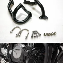 Шоссе защита двигателя крушение защиты баров для Yamaha XJR 1200 1300 XJR1200 XJR1300 все годы черный