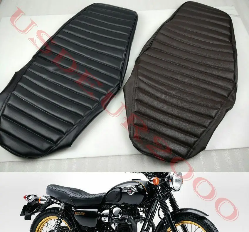 Сменный чехол для сиденья KAWASAKI EJ W800 W650 W400 все годы черный/коричневый| |