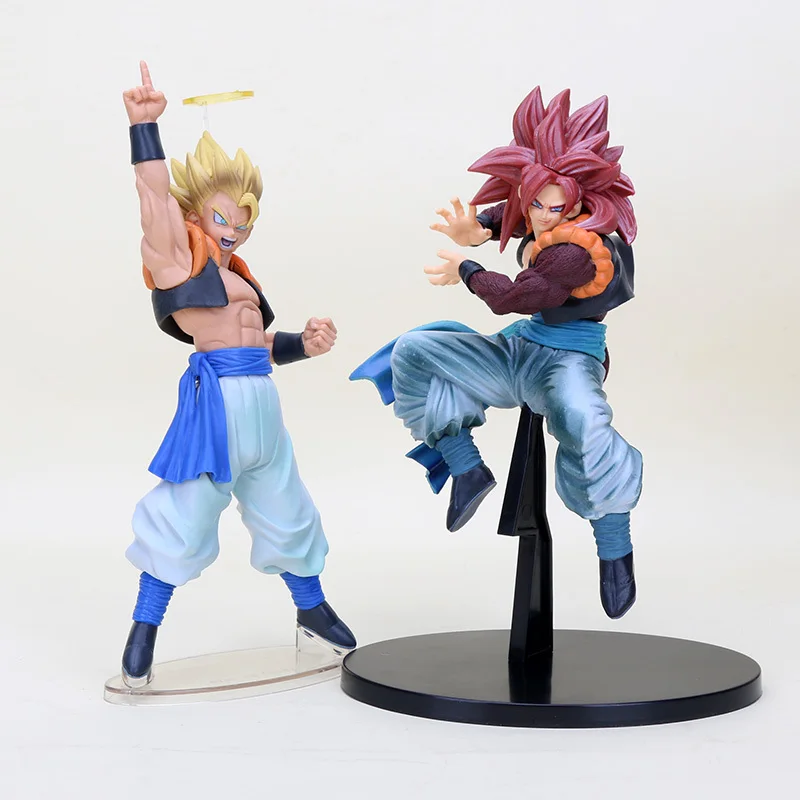 Nuovo Arrivo 20 см мяч игрушка фигура Супер Saiyan 4 Rosso giallo Gogeta ПВХ фигурку Dragon Ball рисунок