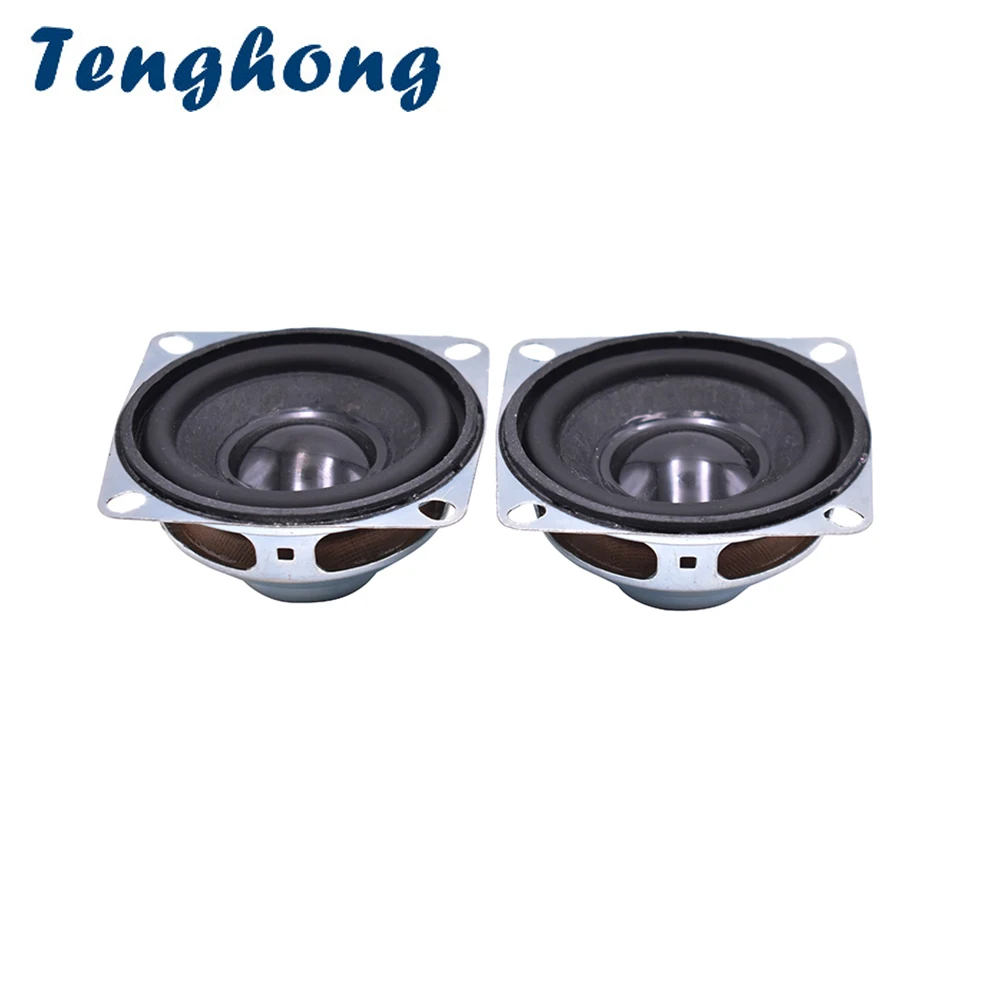 Tenghong 2pcs 2Inch 52MM Audio Speakers 4Ohm 5W Full Range Bluetooth Speaker Unit Horn Bass Multimedia Loudspeaker Home Theater