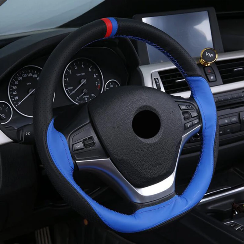 ZHIHUI DIY car steering wheel cover covers for MINI COOPER COUNTRYMAN CLUBMAN CABRIO JOHN WORK styling | Автомобили и мотоциклы