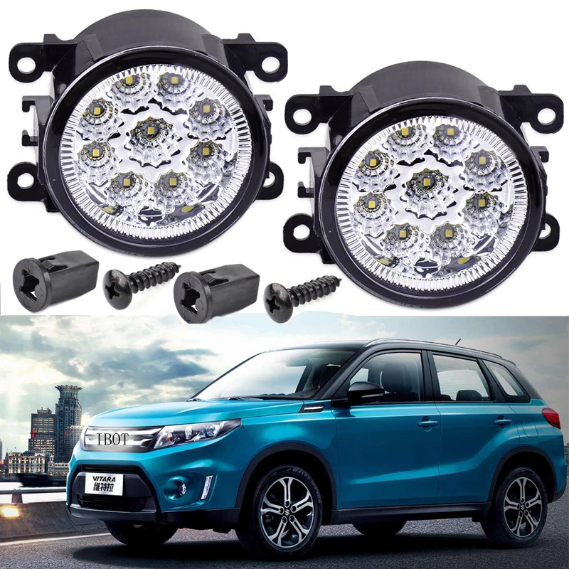 Для Су zuki GrandVitara СВЕТОДИОДНЫЕ ПРОТИВОТУМАННЫЕ фары DRL Огни Сверхяркие 9LED