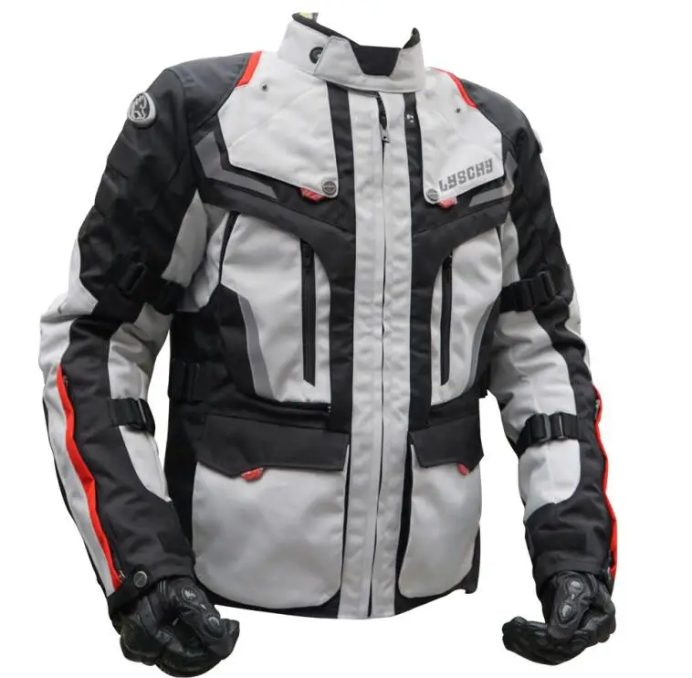 LY701jacket Lyschy Conqueror 3D сетчатая дышащая мотоциклетная гоночная куртка брюки зимняя теплая Защитная Мужская мотоциклетная куртка - Цвет: LY701jacket
