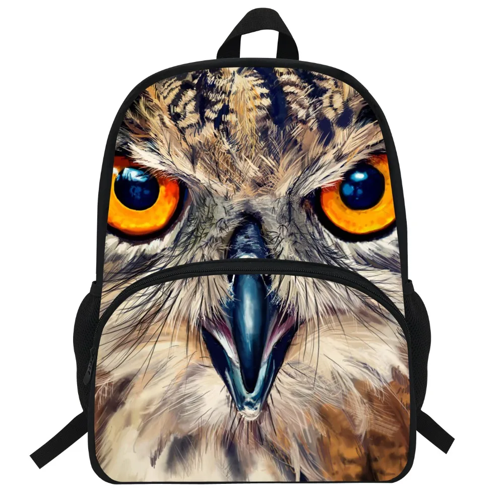 Милые детские сумки с животными 16 дюймов, рюкзак для девочек с принтом совы для школы, Сумка с принтом совы для мальчиков, школьный рюкзак дл... от AliExpress WW