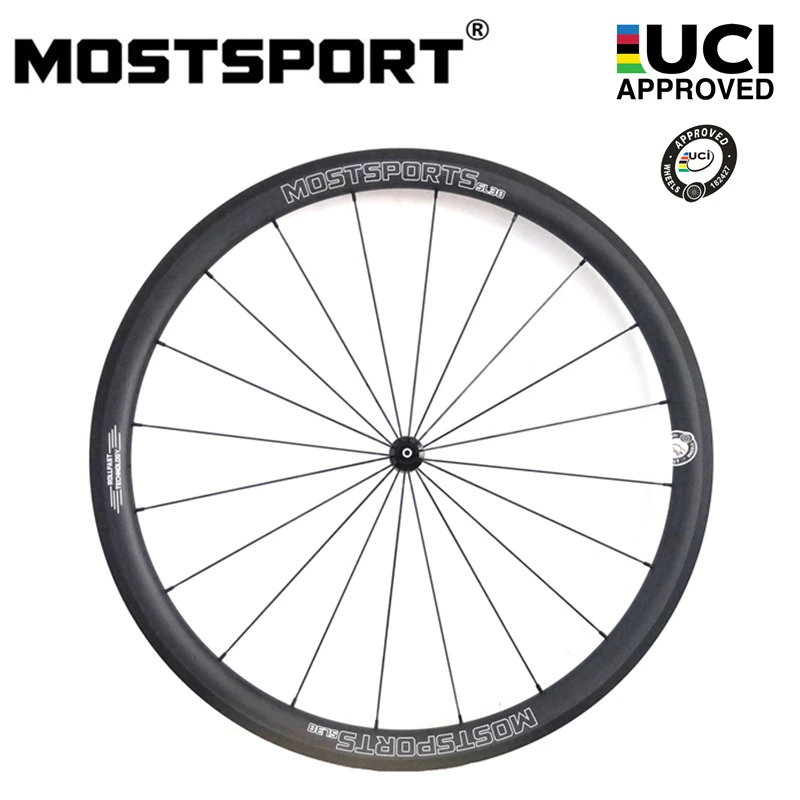MOSTSPORT 38 мм клинчерные карбоновые колеса с прямым вытяжным DT Swiss 350 втулки Sapim CX RAY