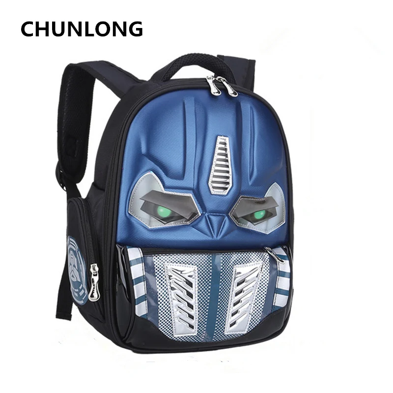 CHUNLONG 3D Cartoon School Bags For Boys and grils Children Backpacks Kids Child Bag personality Backpack mochila escolar | Багаж и сумки