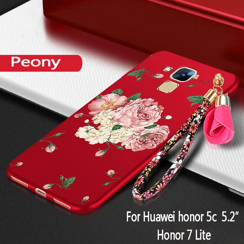 Роскошный силиконовый чехол для Huawei honor 5C защитный на мобильный телефон huawei 7 lite