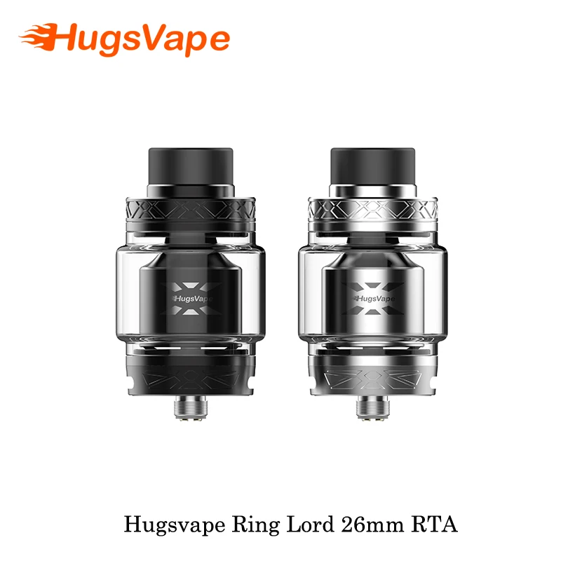 Электронные сигареты Hugsvape кольцо Lord 26 мм RTA 2 мл/5 мл емкость одной катушки