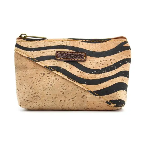 MBCork пробковый кошелек с рисунком зебры BAG 277 C PT|Кошельки для монет| |