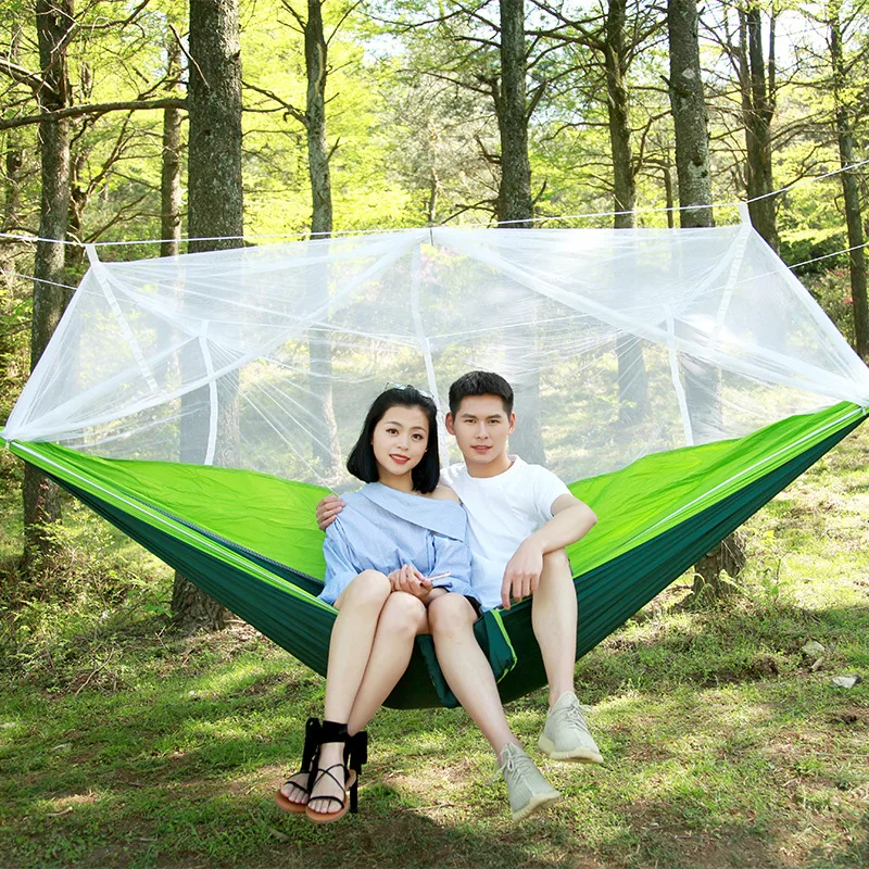 Ultralight Parachute Hammock Hunting Mosquito Net Double Person drop-shipping Outdoor Furniture | Мебель