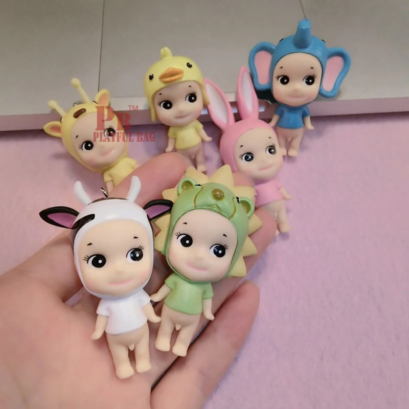 

2017 NOW sonny angel Rare animals angel doll animals Furnishing articles 6 Car furnishing articles Children's Toys HG179