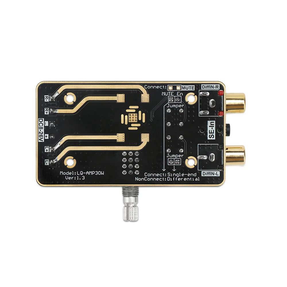 Tenghong PAM8620 Digital Audio Amplifier Board 15W*2 Stereo Dual Channel Class D Power Amplificador Modle DC8-26V Speaker DIY |
